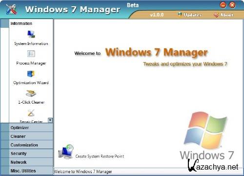 Windows 7 Manager v2.1.8 Final
