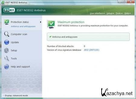 ESET NOD32 Antivirus 3.0.669 rus