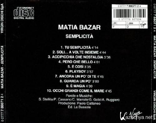Matia Bazar - Semplicita (1978)