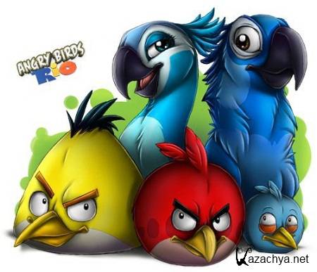Angry Birds Rio v.1.3.0 (2011/ENG/Symbian^3)