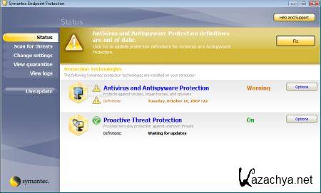 Symantec Endpoint Protection [ v.11.0.7, Xplat  BLZiSO, 2011 ]