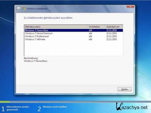  Windows 7 Ultimate SP1 RTM X64 Retail German (03.08.2011 )