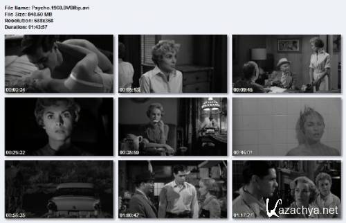 c / Psyho (1960) DVDRip/848 Mb