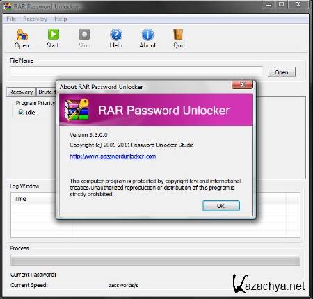 RAR Password Unlocker 3.3.0.0 + Portable
