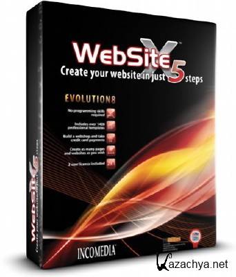 WebSite X5 Evolution 8 (8.0.11+  8.0.15)[2009, RUS]