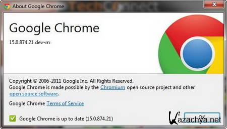 Google Chrome 15.0.874.21 Dev 