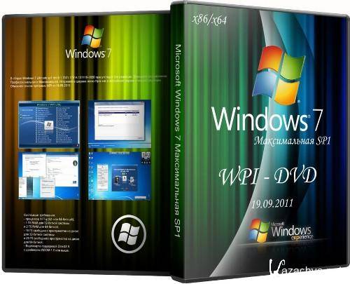 Microsoft Windows 7 MaximuM's SP1 x86/x64 WPI + DVD  2011 