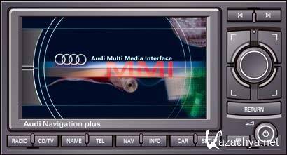 Audi navigation RNS-E [ v. 86271-V574C5, WEST - CENTRAL EUROPE (DVD 1) 2011 ]