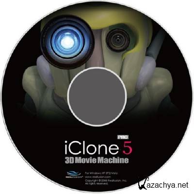 Reallusion iClone v.5.0 PRO + ResourcePack 5.0 x86 [2011, ENG] + Crack