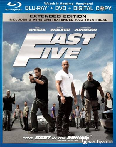  5 / Fast Five [EXTENDED] (2011/HDRip/2100Mb)