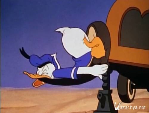    / Donald's Tire Trouble (1943 / DVDRip)