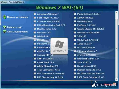 Microsoft Windows 7  SP1 x64/x86 WPI - DVD 19.09.2011