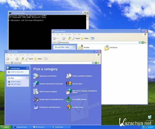 Windows XP Black PRO SP3 September 2011 (ENG+RUS)