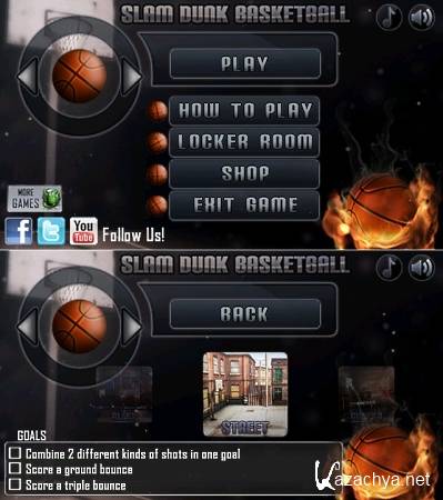 Slam Dunk Basketball v.1.00 (2011/ENG/Symbian^3)