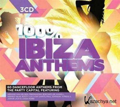VA - 100% Ibiza Anthems: 60 Dancefloor Anthems From The Party Capital (3 CD) (05.10.2011) MP3 