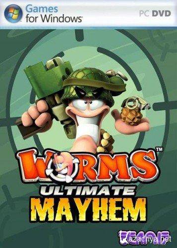 Worms Ultimate Mayhem (2011/PC/RUS/ENG/RePack) by Ultra  10.10.2011