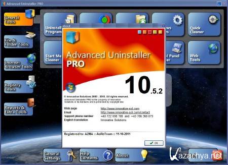 Advanced Uninstaller - PRO v10.5.2 Portable by speedzodiac