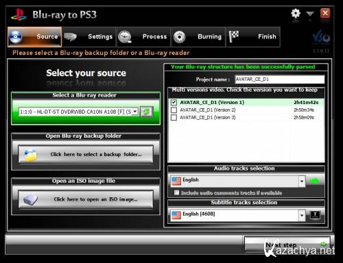 VSO Blu-ray to PS3 1.3.0.2