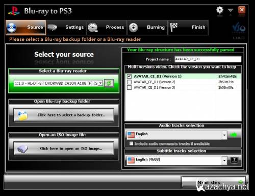 VSO Blu-ray to PS3 1.3.0.2