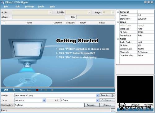 Xilisoft DVD Audio Ripper v6.7.0.0913