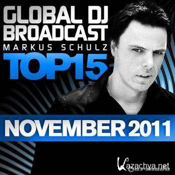 Global DJ Broadcast Top 15 November 2011