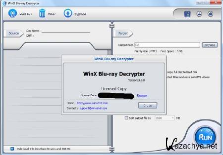 WinX Blu-ray Decrypter 3.2.0.0 + Portable-Dizel