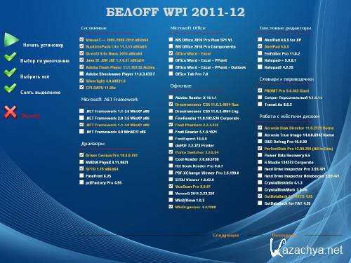 BOFF DVD (WPI) 2011-12