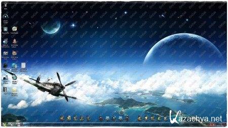 Windows 7 SP1 xDark Deluxe x86 v.4.3