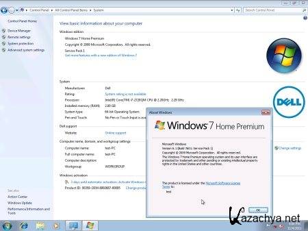 Windows 7 Home Premium x64 SP1