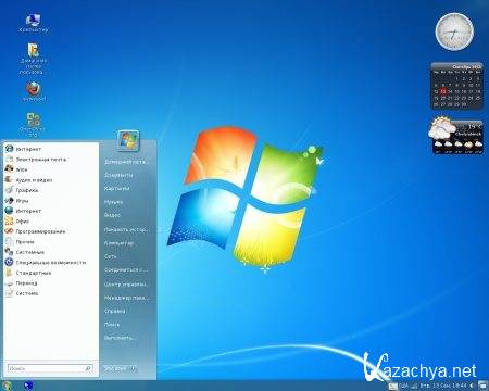 Linux Debian "Windows 7" x86