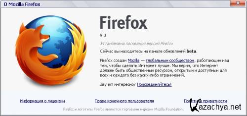 Mozilla Firefox 9.0 Beta 2  