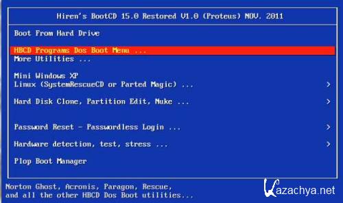 Multiboot Disk for System Restore (x86/x64/2011/ENG/RUS) Update 20.11.2011