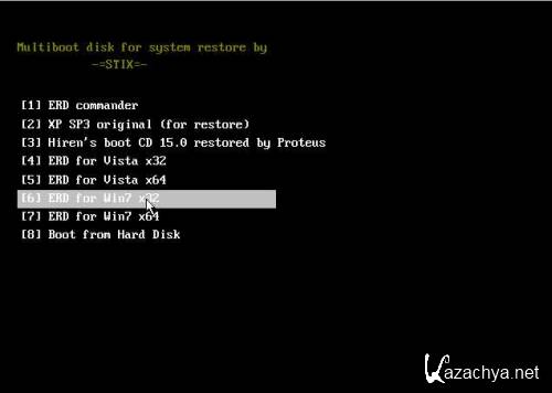 Multiboot Disk for System Restore (x86/x64/2011/ENG/RUS) Update 20.11.2011