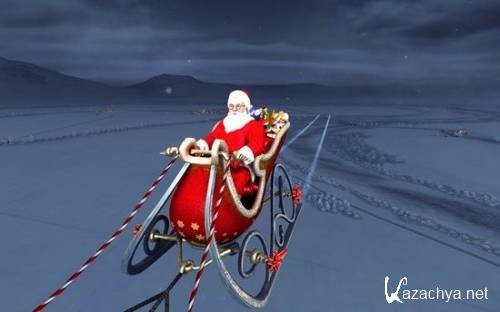 Santa Claus 3D Screensaver 1.1.0.2 (2011)