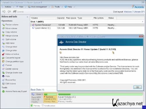 Acronis Disk Director 11 Home Build 2343 + Acronis True Image Home 2012 Build 6131 Plus Pack