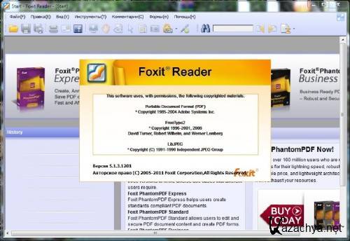 Foxit Reader 5.1.3 Build 1201 + Rus()