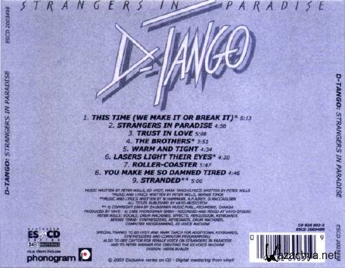 D-Tango -  Strangers In Paradise (1984)