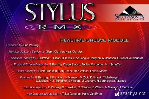 Spectrasonics - Stylus RMX 1.9.5d + Full Collection Pluging&Modules (2011/Eng/Repack by ka333ak)