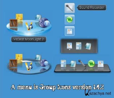 A menu is Group Icons version 1.4.2