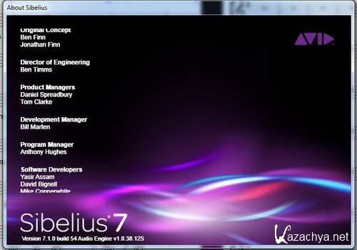 Avid Sibelius 7.1.0 Build 54 (x86/x64)