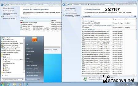 Microsoft Windows 7 Starter SP1 x86 RU Full UpdatePack 2011 "Chameleon"