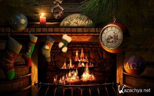 Fireside Christmas 3D Screensaver 1.0.0.7 (2011)