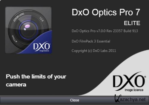 DxO Optics Pro Elite 7.0.0 Rev 23357 Build 913