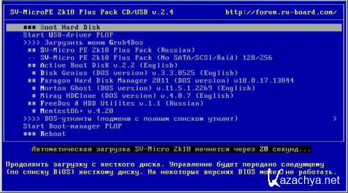 MicroPE 2k10 Plus Pack CD/USB 2.4.2 (28.12.2011)