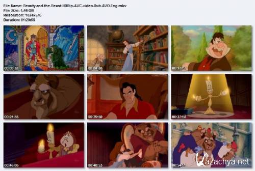    / Beauty and the Beast (1991) HDTVRip/1.72 Gb