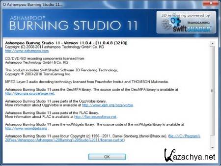 Ashampoo Burning Studio 11 v11.0.4.8 Final + Portable + Lite RePack