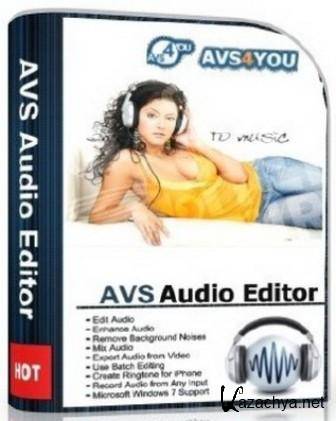 AVS Audio Editor 7.1.3.444 + PORTABLE [2011,ENG.RUS]