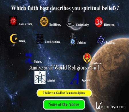 Analyzer of World Religions 2 in 1