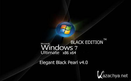 Windows 7 BLACK EDITION (Elegant Black Pearl v5.0) 2012