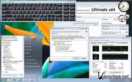 Microsoft Windows 7 EnterpriseN x86-x64 /Ultimate x86 SP1 RU "MicroWin" Update 01.02.2012